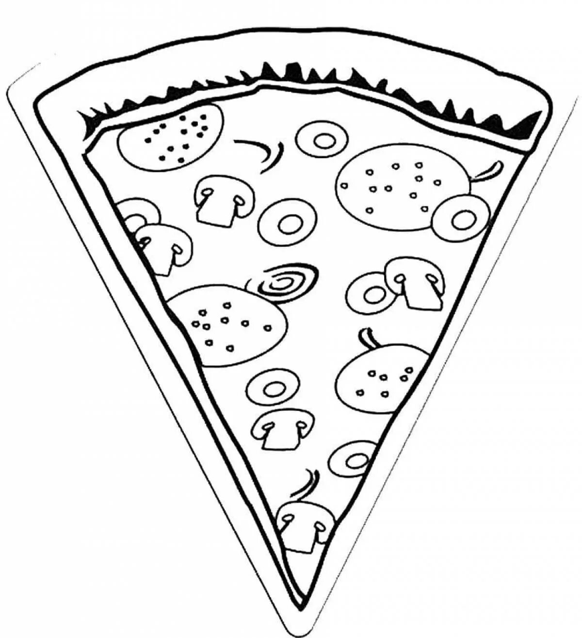 Картинки еды распечатать. Раскраска пицца. Пицца раскраска для детей. Раскраски для девочек пицца. Раскраска еда пицца.