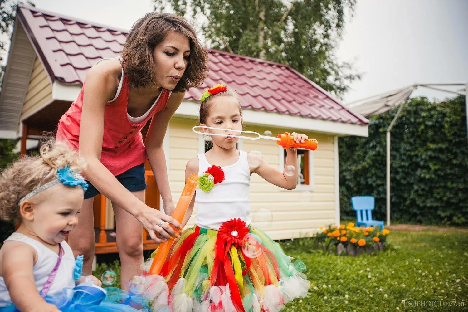 Лето дети развлечения