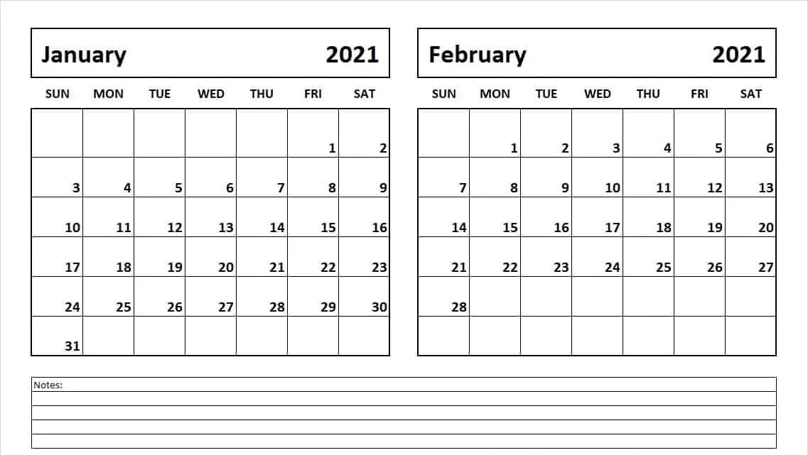 Print calendar