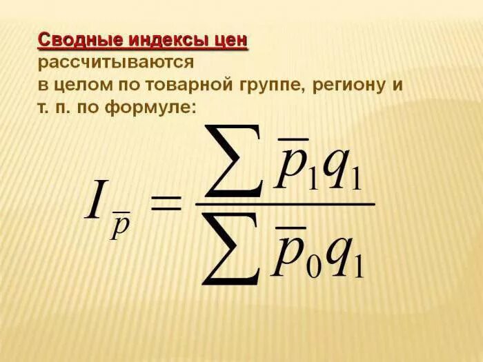 Индекс цен. Сводный индекс цен. Индекс цен формула. Сводный индекс формула.