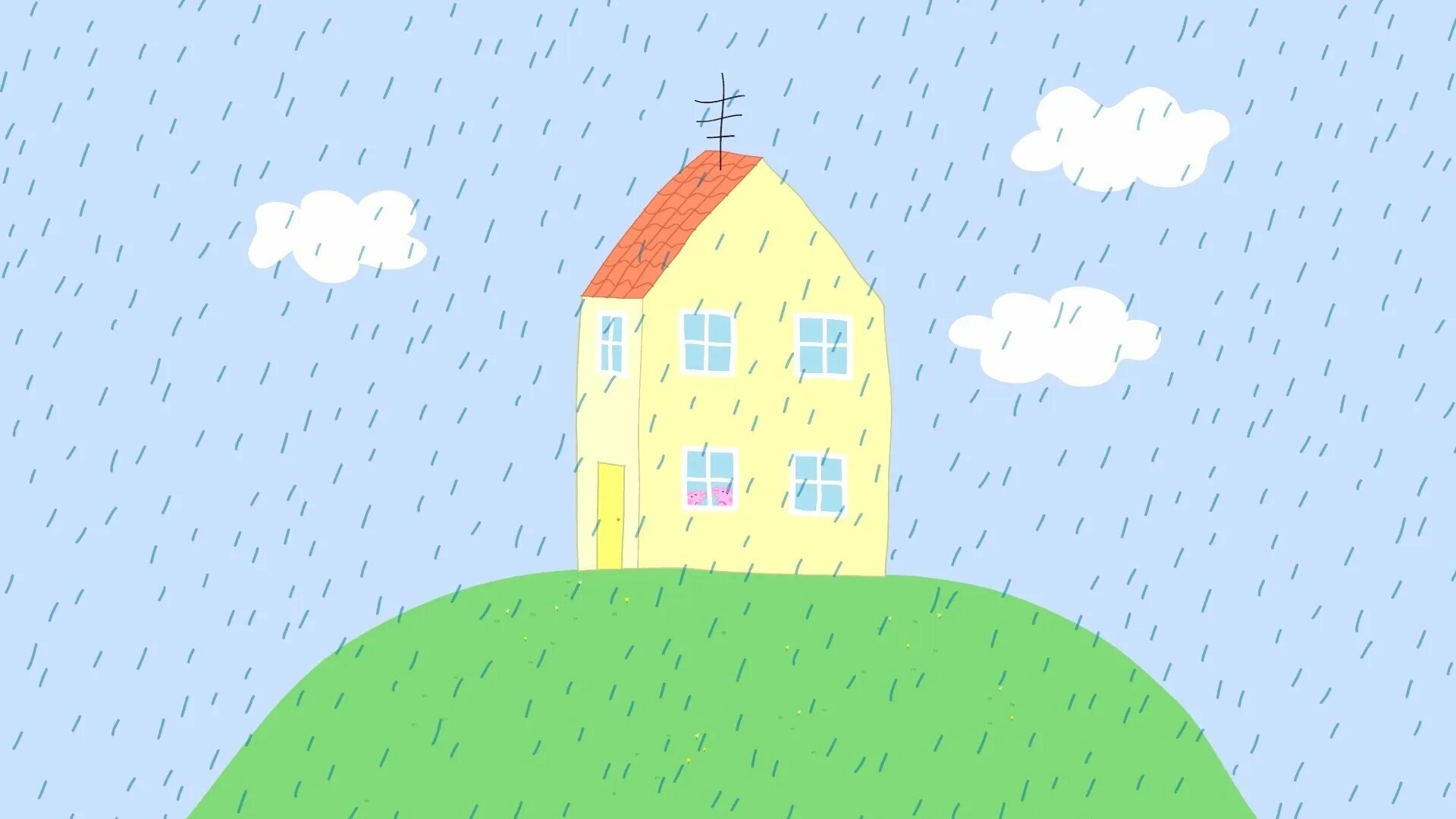 Фон дом свинки пеппы. Дом пеппы из мультика. Дом свинки пеппы в мультике. Обои пеппа. Свинка пеппа дом в мультике.