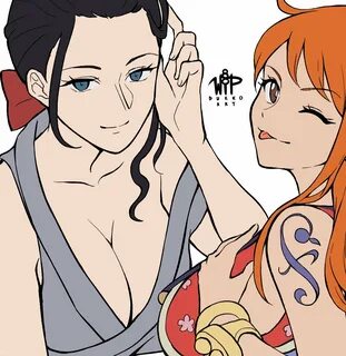 Dukko Art 🍡 waiting list 💛 on Twitter: "Nico Robin & Nami 💛...