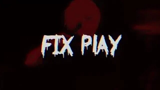 Intro fix. Фикс плей. слово fix. аватарки fixplay. молния фикс плей.