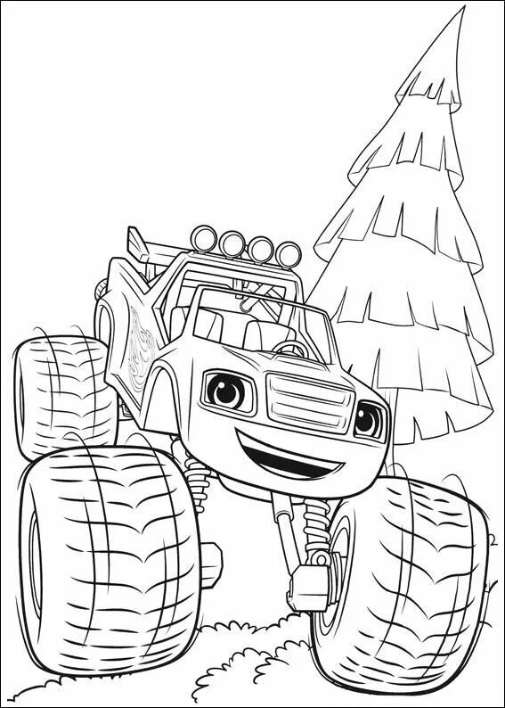 Blaze and the Monster Machines Coloring Pages - Best Coloring Pages For Kids Mon