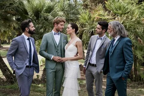 Comment habiller les hommes de votre cort ge de mariage Albe.