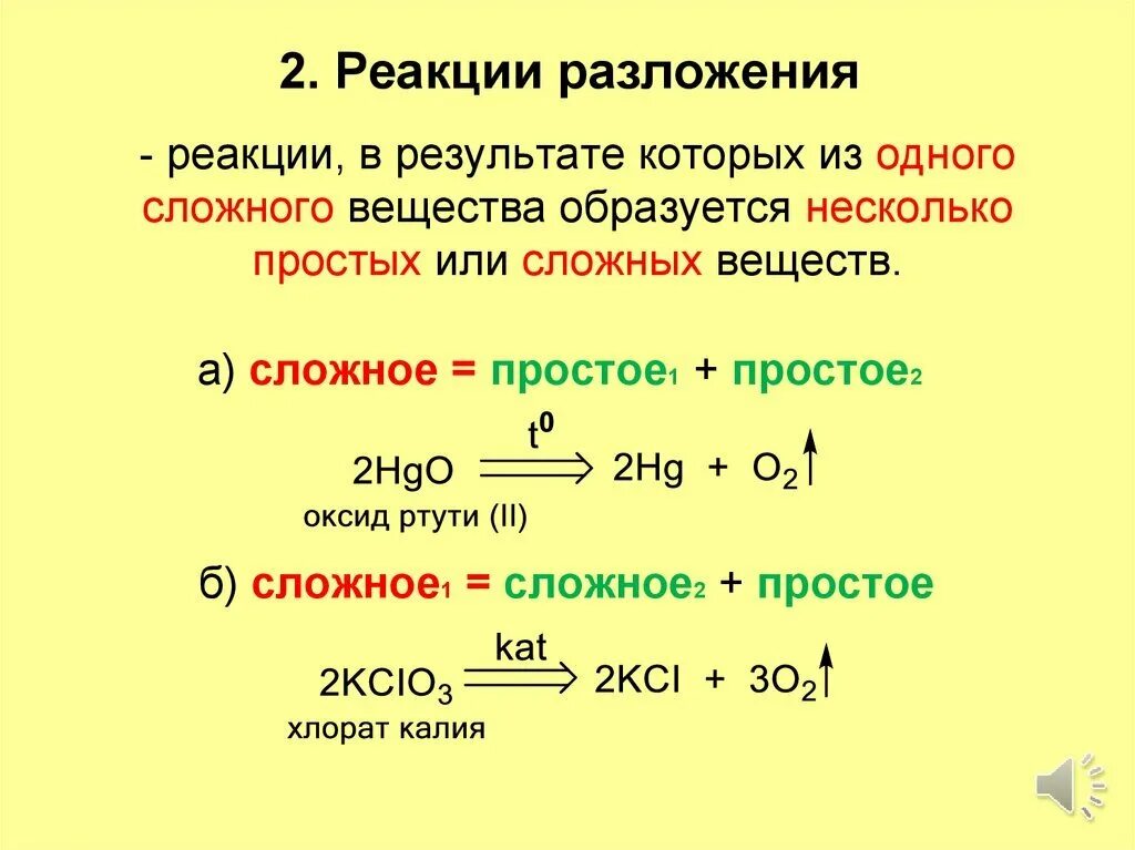 Разложение Тип реакции уравнение. Химические реакции разложения 8 класс. Основные понятия темы реакции разложения. Реакции сложения разложения. Кислоты образуются в результате превращений