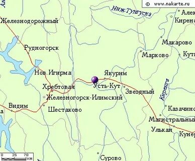 Братск железногорск расстояние