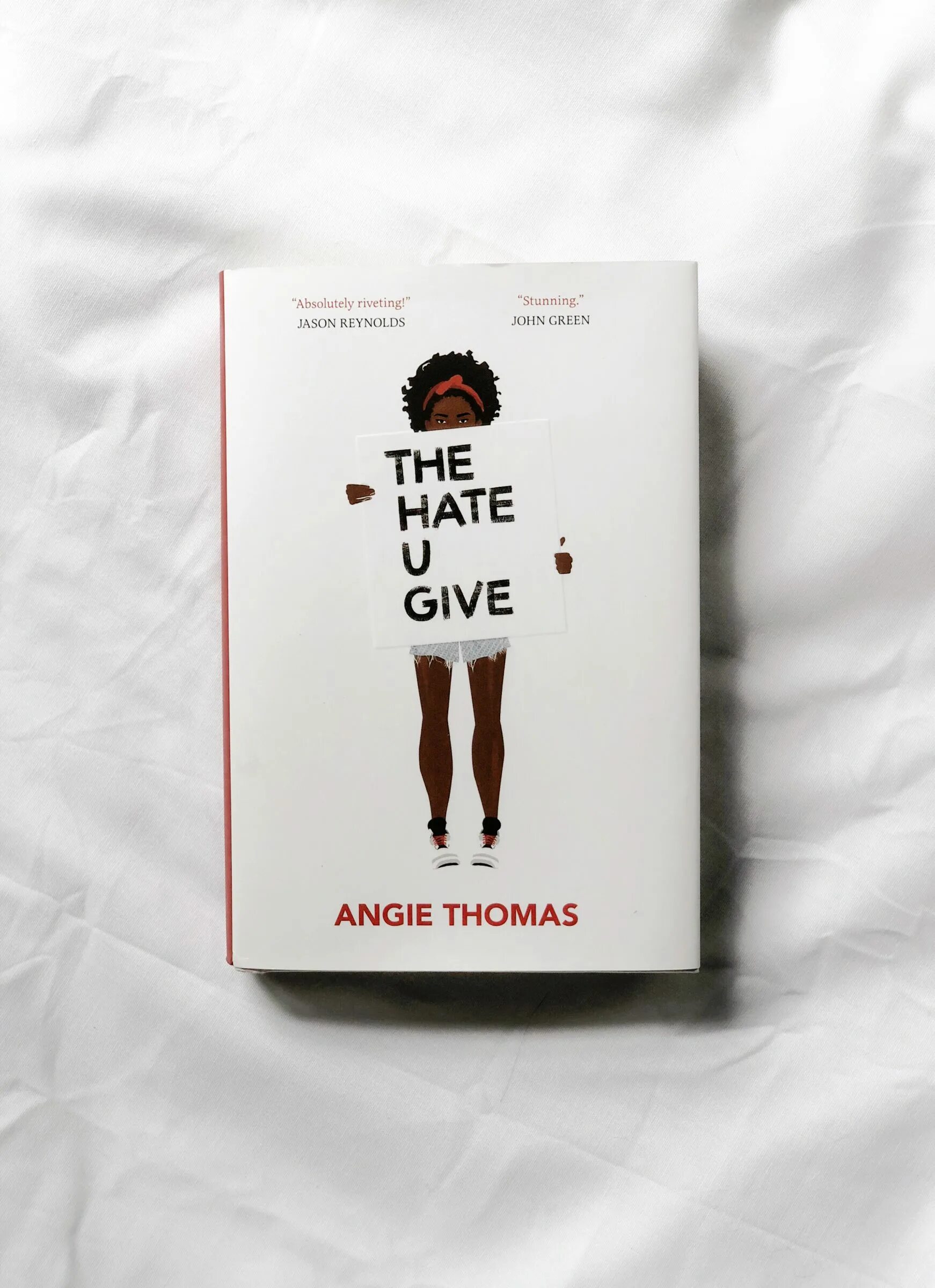 1 give him this book. The hate you give. The hate u give book. Give a book. Thomas Angie "hate u give".