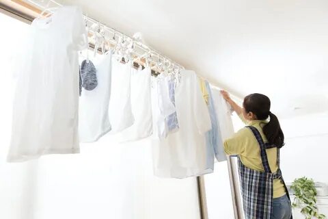 Hang up washing