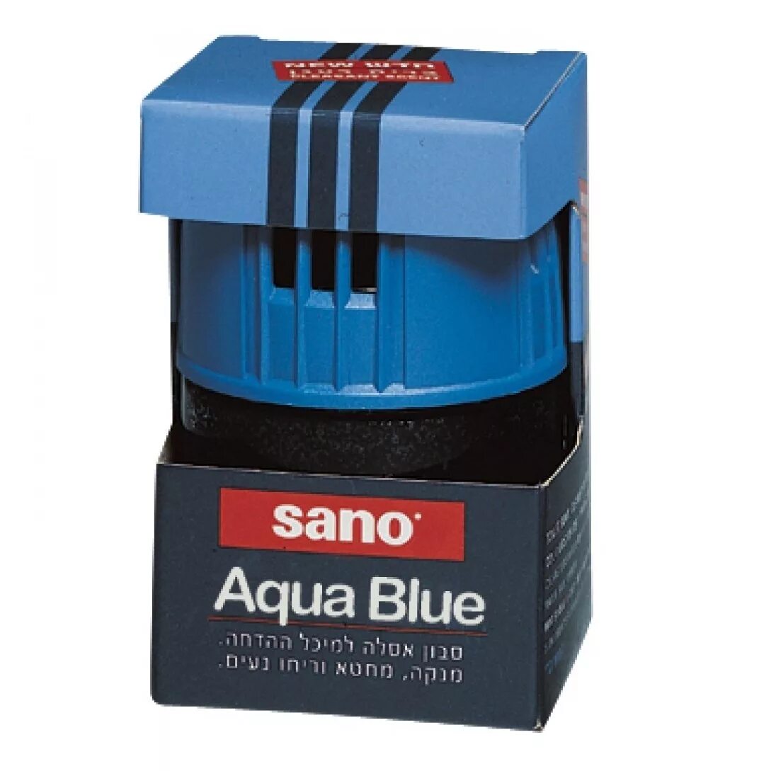 Доб сано. Сано. Sano Blue. Контейнер для смывного бачка Sano Blue, 150 г. Смола эникубик Аква Блю.