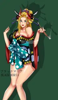 black maria, one piece, big breasts, black maria (one piece), blo...