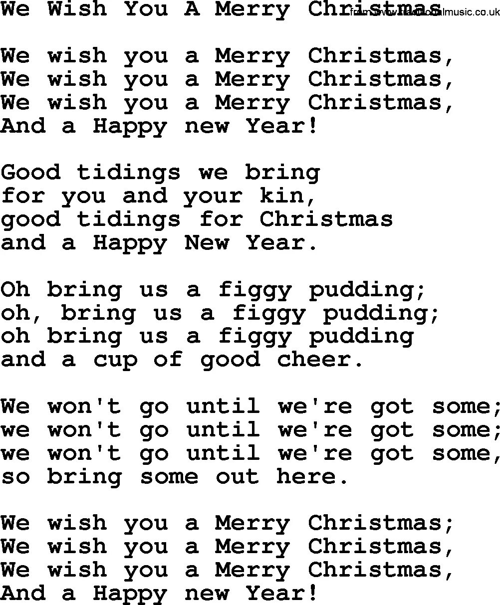 Песня us на английском. We Wish Merry Christmas текст. Текст песни мери Кристмас. We Wish you a Merry текст. Wish you a Merry Christmas текст.