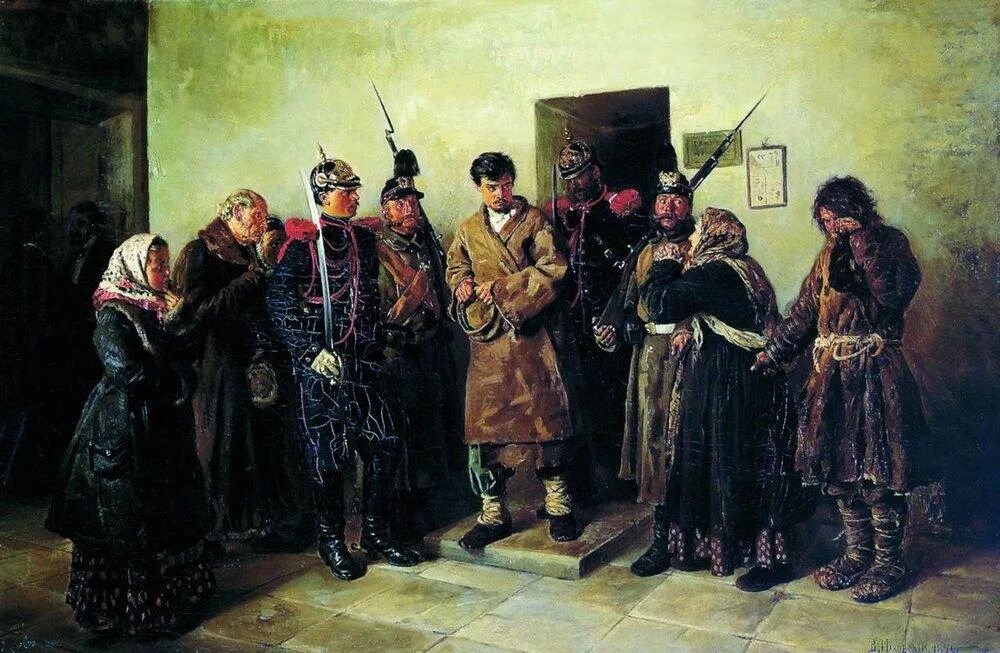 Какие есть картины русских художников. Маковский осужденный 1879. Маковский «осужденный» (1879, ГРМ),.