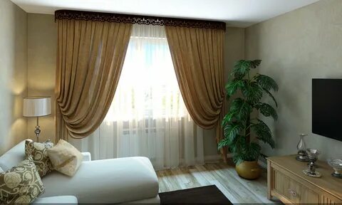 Карниз для штор в комнату