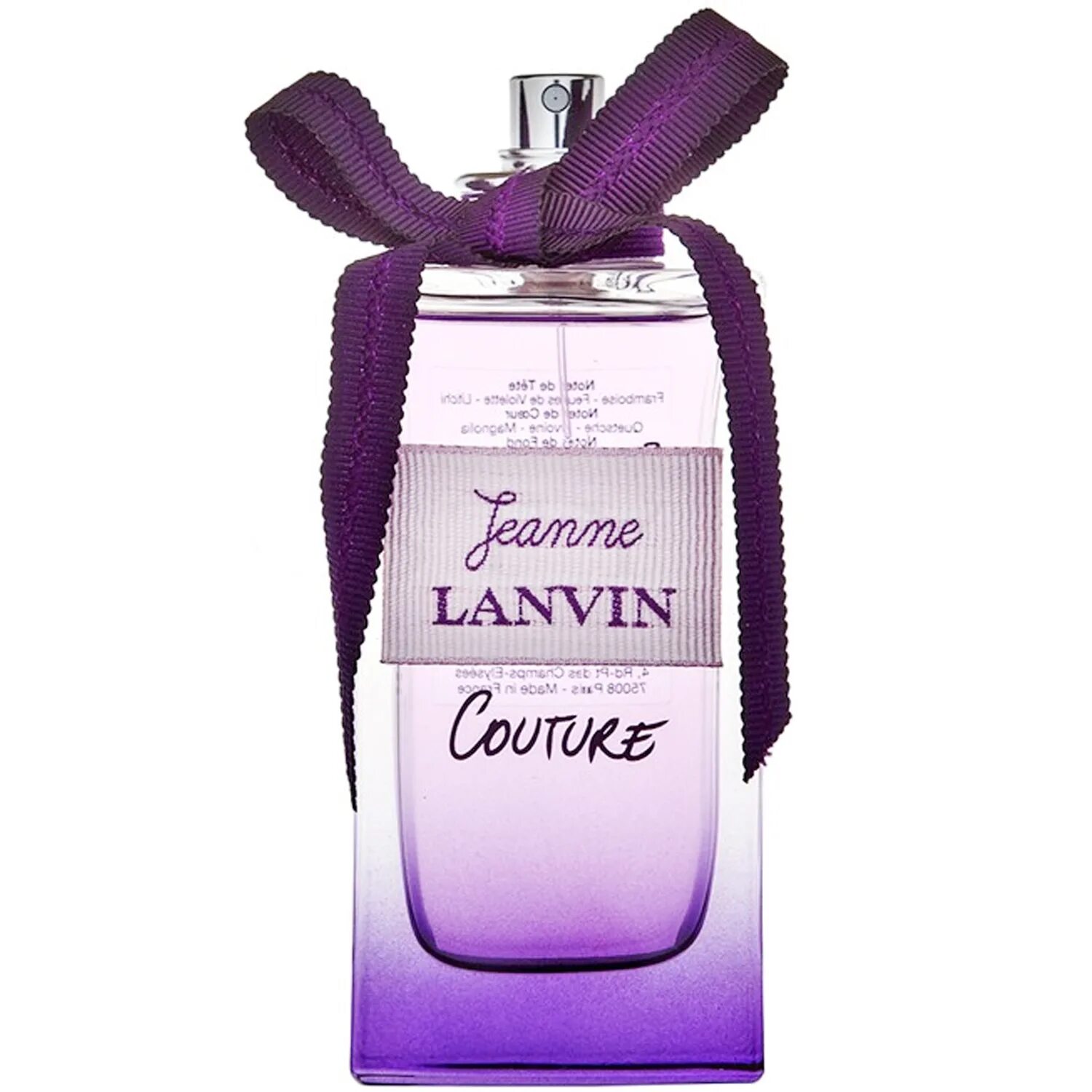 Туалетная вода jeanne. Духи Jeanne Lanvin Couture. Ланвин Jeanne 100 мл. Lanvin Jeanne 100 мл. Lanvin Jeanne 100 тестер.