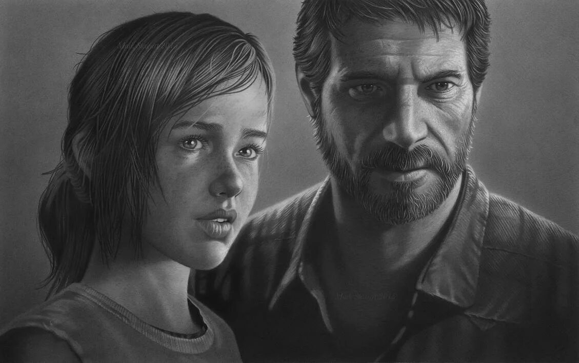 Джоэл the last of us. Папа и дочки амонг