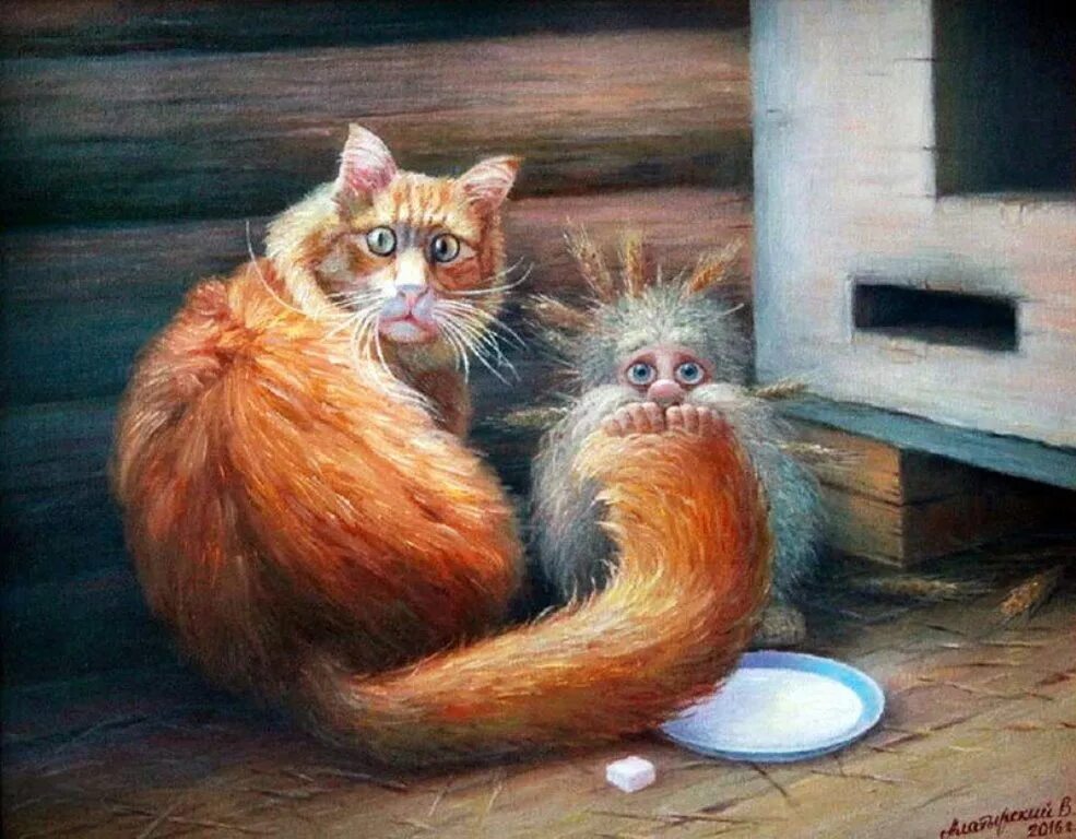 У любы живет кот. У любы живет кот