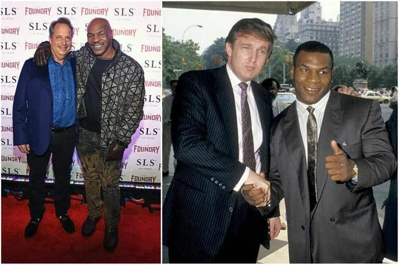 Mike is tall. Майк Тайсон рост. Mike Tyson height. Тайсон и Шварценеггер.