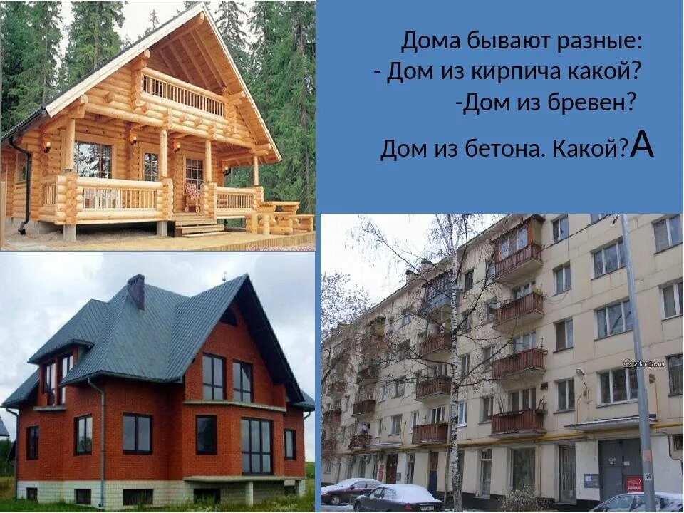 Какой дом 1 2 3. Дома бывают разные. домики бывают разные. какие бывают дома?. презентация дома бывают разные.