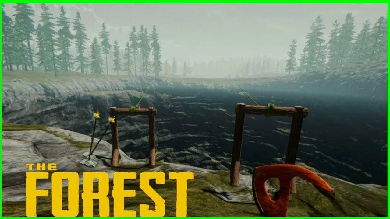 Как спуститься в карстовую воронку the forest. Карстовая воронка зе форест. кратер форест. the forest пещера для спуска в кратер. форест пещера в кратере.