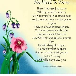 Need to worry