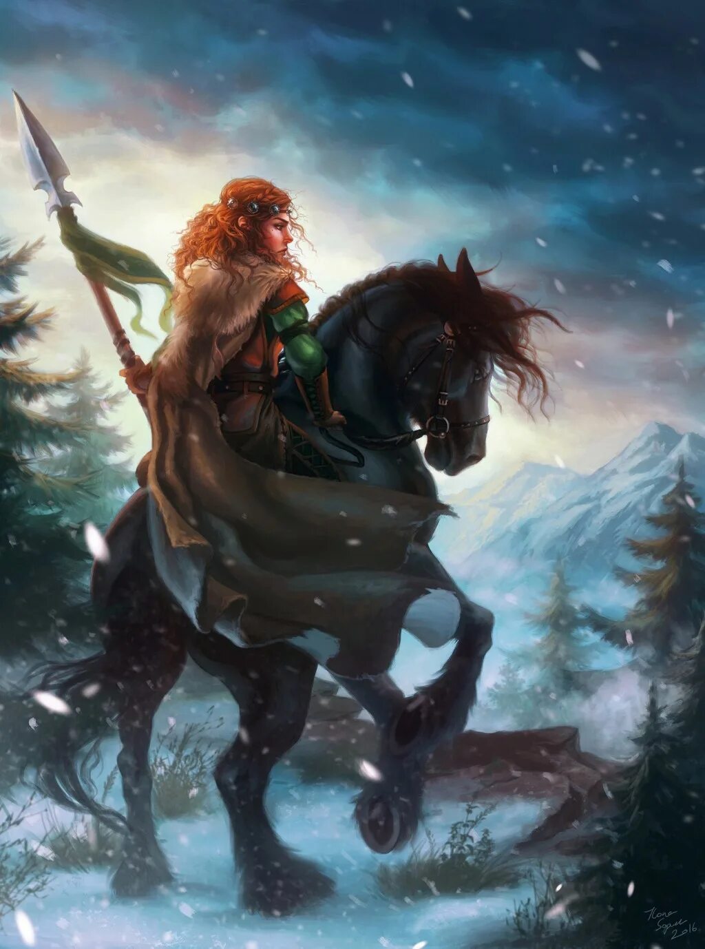 На рыжем коне. Девушка на лошади фэнтези. Девушка на коне. Девушка всадник. Девушка на лошади арт.
