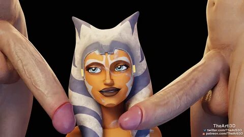 thearti3d, ahsoka tano, togruta, clone wars, star wars, 3d, alien, alien gi...