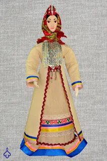 Марийский национальный костюм кукле