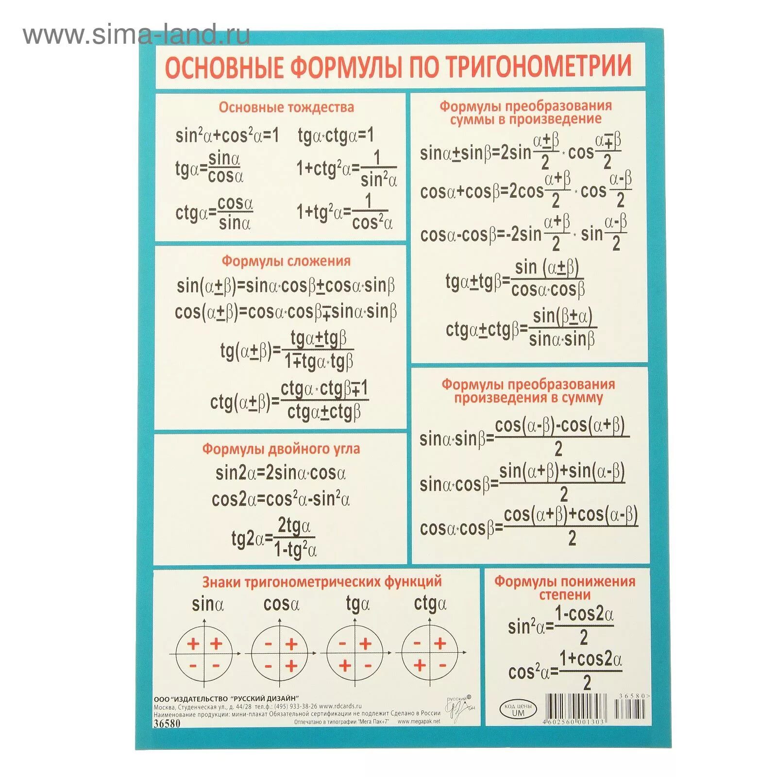 Основные тригонометрические формулы шпаргалка. Тригонометрические формулы шпаргалка таблица. Основные тригонометрические формулы 10 класс Алгебра. Основные тригонометрические формулы 10 класс. Тригонометрические формулы 10 класс урок