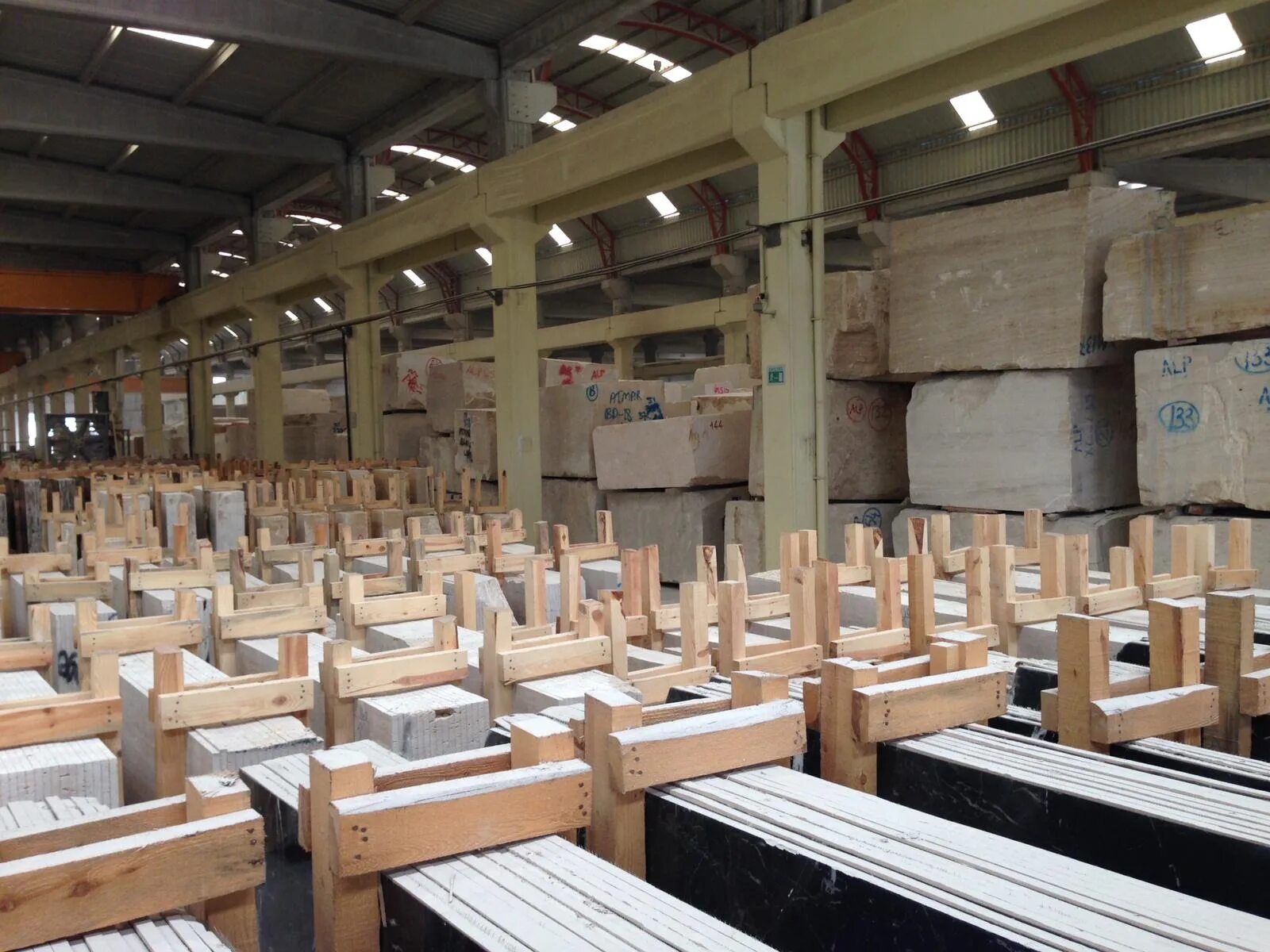 Marble factory. Marble factory