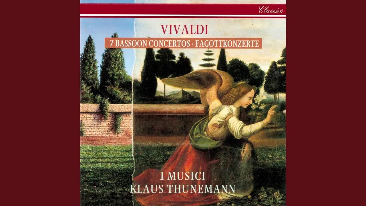 Вивальди rv. A. Vivaldi Bassoon Concertos, Klaus Thunemann. A. Vivaldi Bassoon Concertos, Klaus Thunemann i Musici.