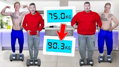 Кто быстрее потолстеет за 24 часа