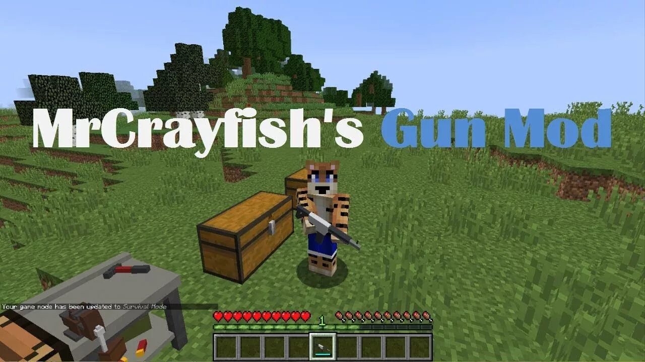 Майнкрафт mrcrayfish s gun mod