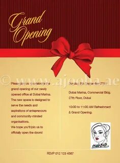 Opening card
