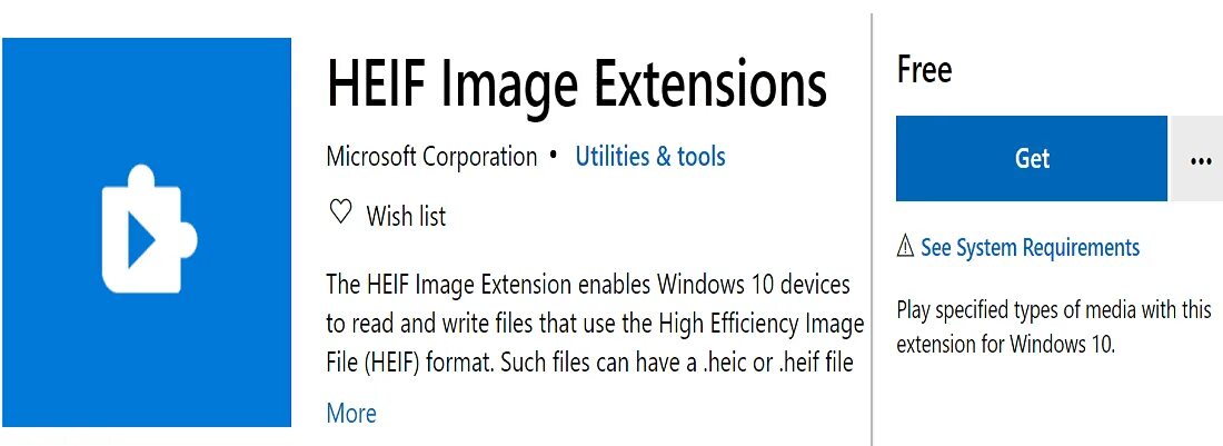 Heif image extensions. Heif image extensions что это за программа. heif как открыть в windows 10. heif перевод.