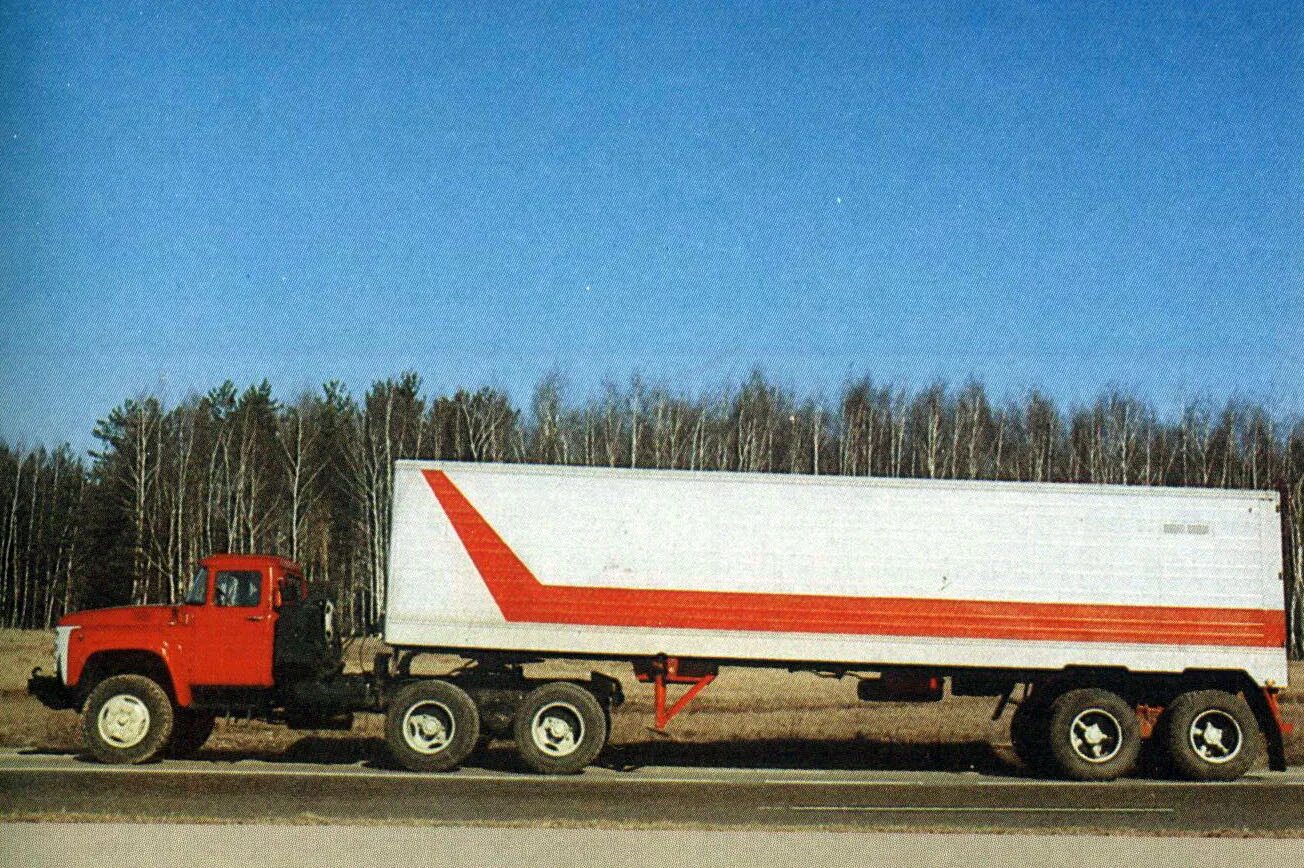 Автопоезд полуприцепы