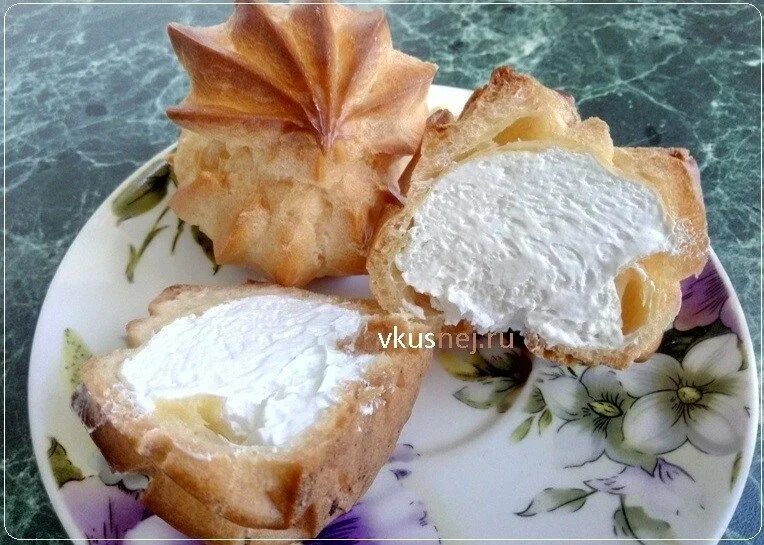 Приготовление заварных пирожен