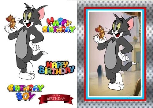 Забыли день рождения тома. Джерри с днем рождения. Том с днем рождения. Счастливый Джерри. Happy Birthday Tom and Jerry.