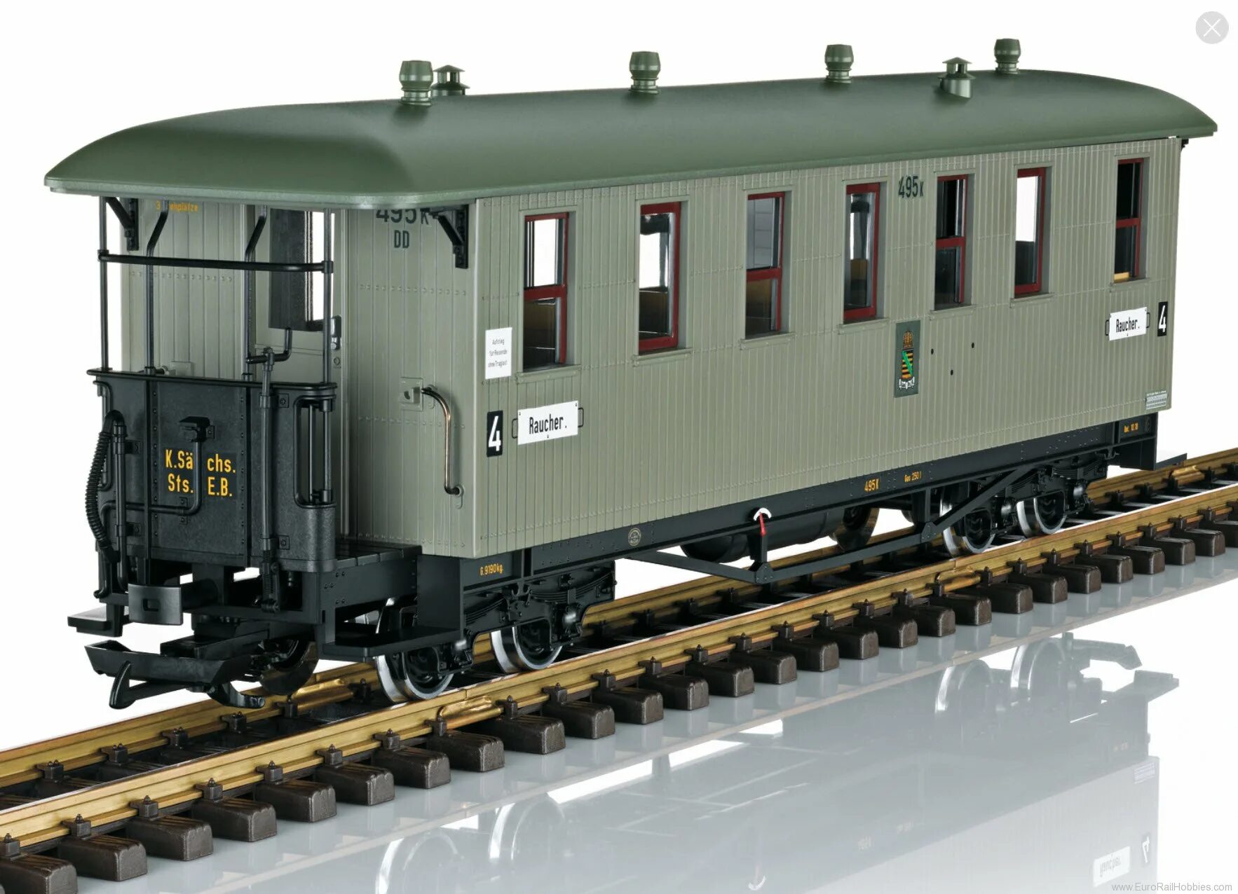 LGB 3/4. Railway Wagon. Piko class 03 Reko. Piko vs98 Spur n.