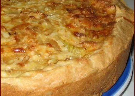 Рецепт лукового пирога с плавлеными сырками