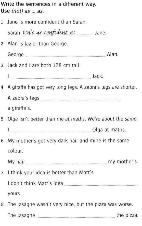 Задания на as as not as as. Not as as Worksheets. As as в английском языке упражнения. As as not so as Worksheets. Write sentences use comparative