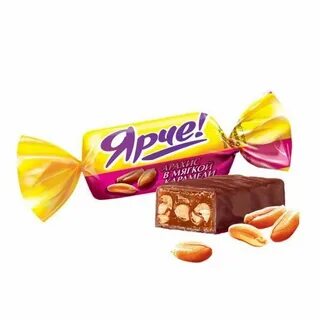 Конфета ярче с арахисом