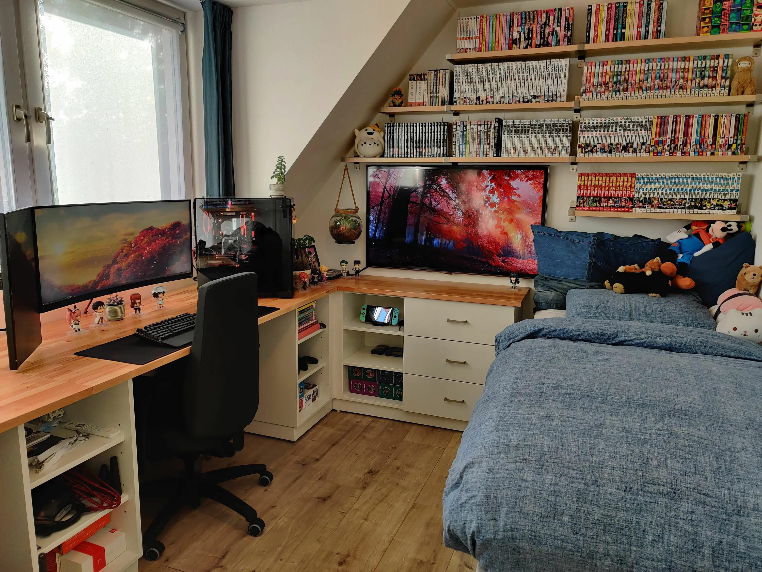 Планировка геймерскую своей комнаты. My Bedroom. Life in my Room. Gaming Interior.