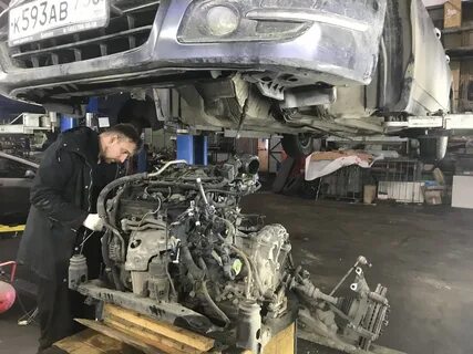 Замена двигателя nissan teana