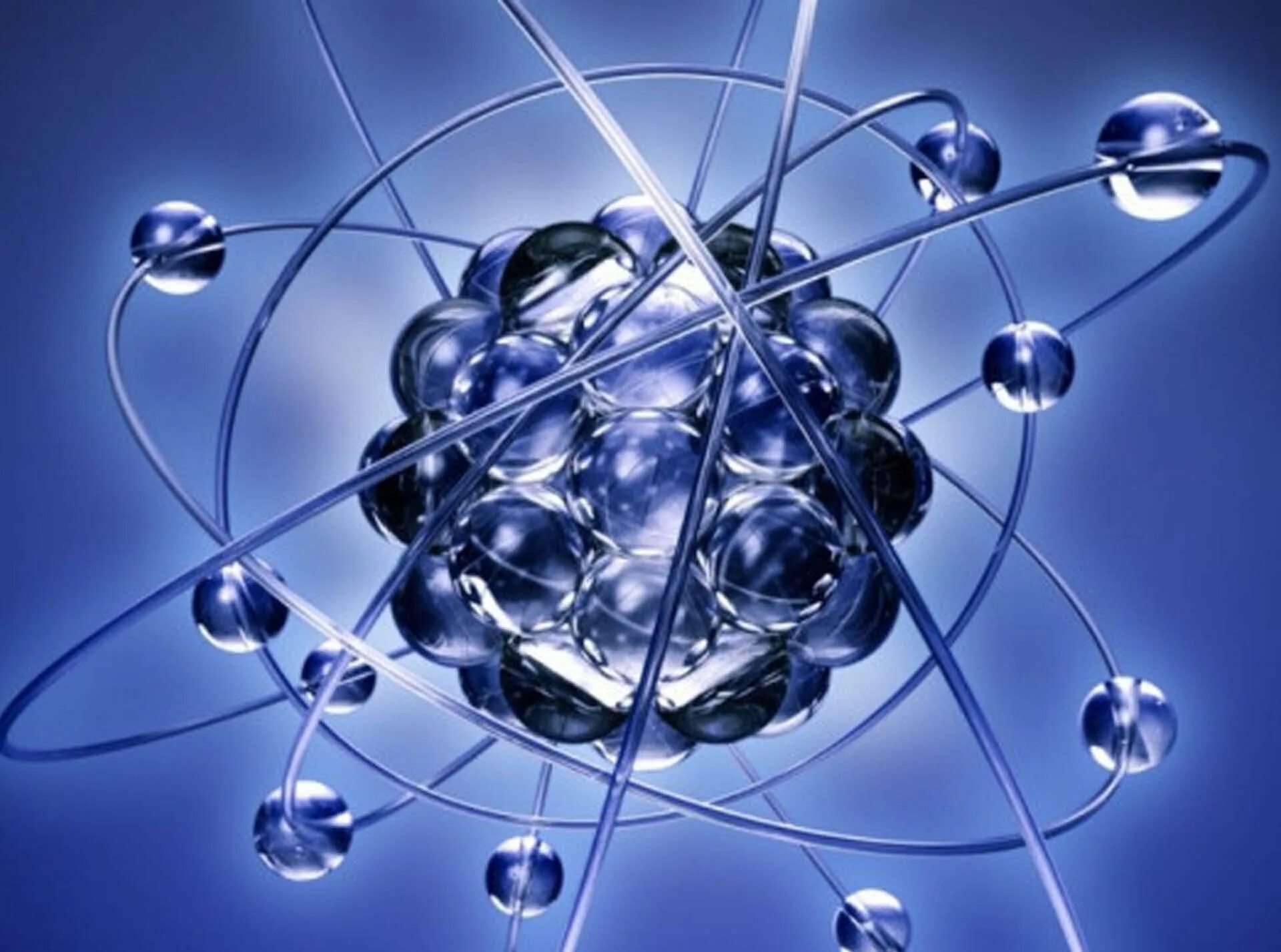 Атом. Модель атома. Атом красивый. Изображение атома.