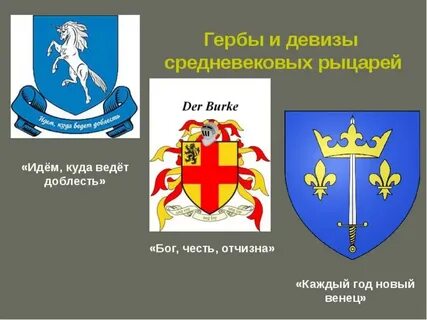Девизы гербов