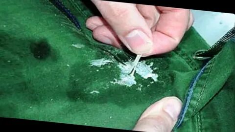 Чем очистить жвачку с одежды