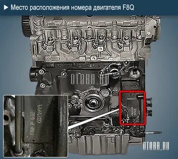 Рено кангу номер двигателя