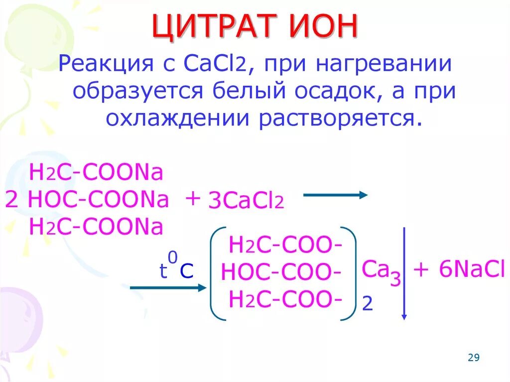 Качественные ионы реакции определение. Качественная реакция на цитраты. Качественная реакция на цитрат натрия. Цитрат ионы.