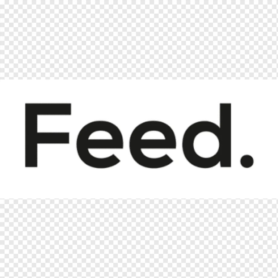 Feed. Логотип Fed на прозрачном фоне. FOODTECH logo.
